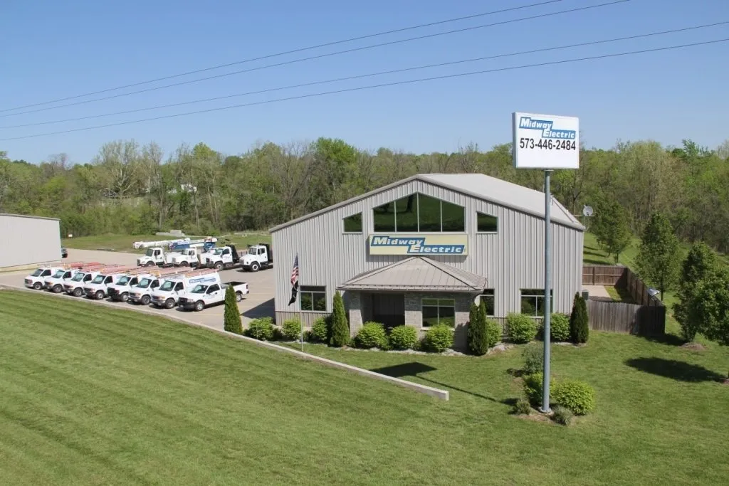 View of Midway Electric operations building